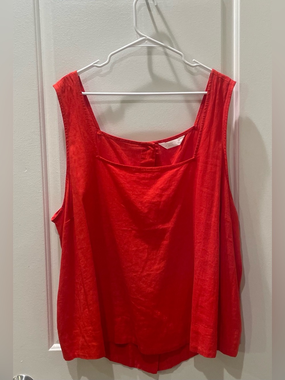 NEW…LC Lauren Conrad Button Back Square Neck Top